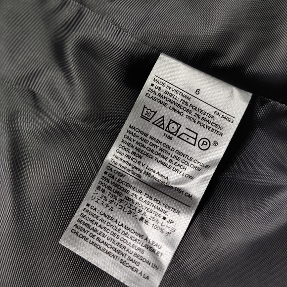 Banana Republic Charcoal Gray Blazer Suit Women Size 6 Stretch Workwear NEW - Picture 7 of 12